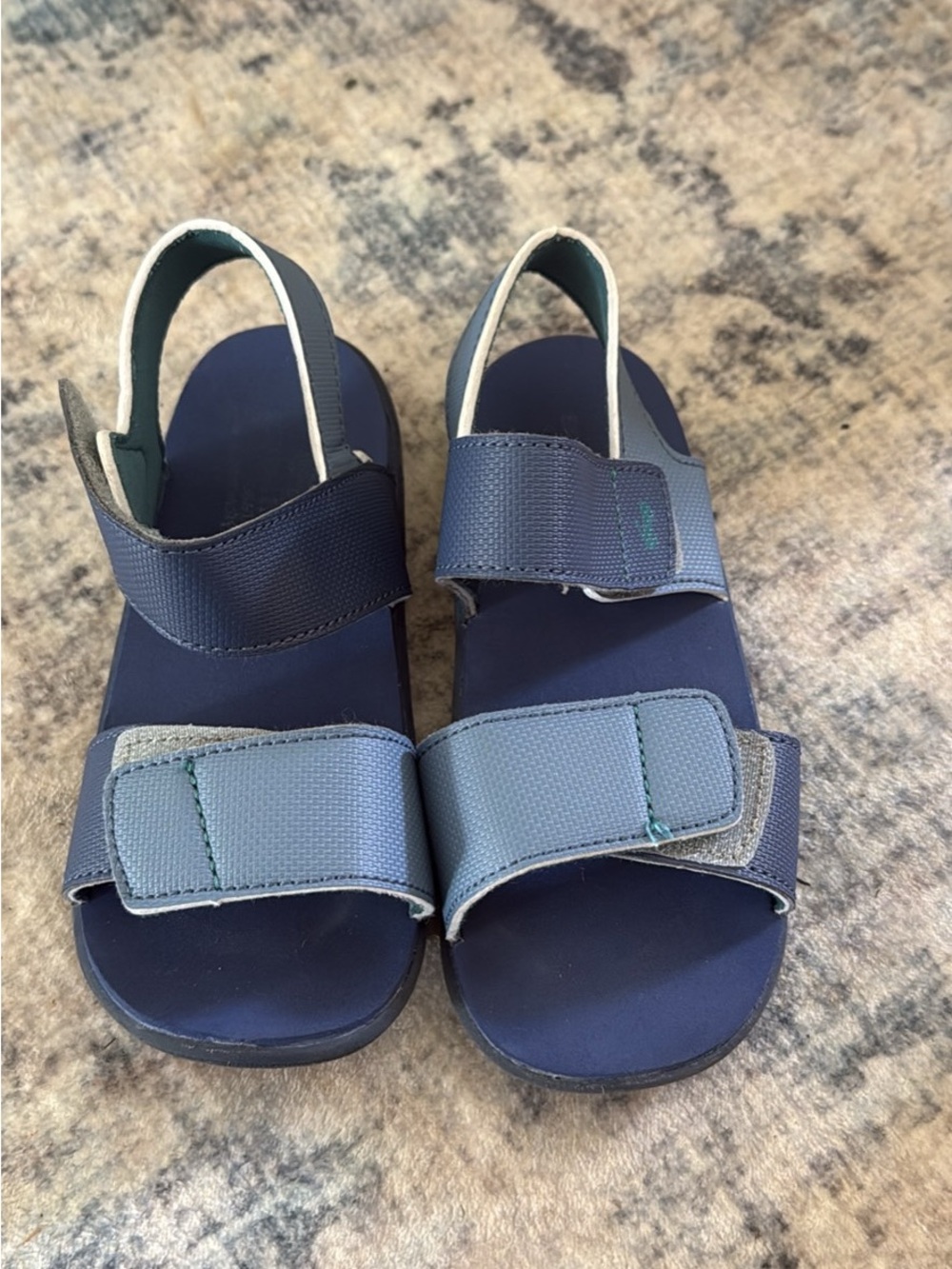 Kids Navy Adjustable Sandals
